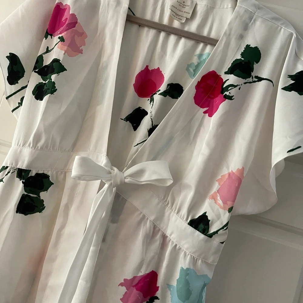 Kate Spade Floral Kimono Robe - Picture 3 of 6